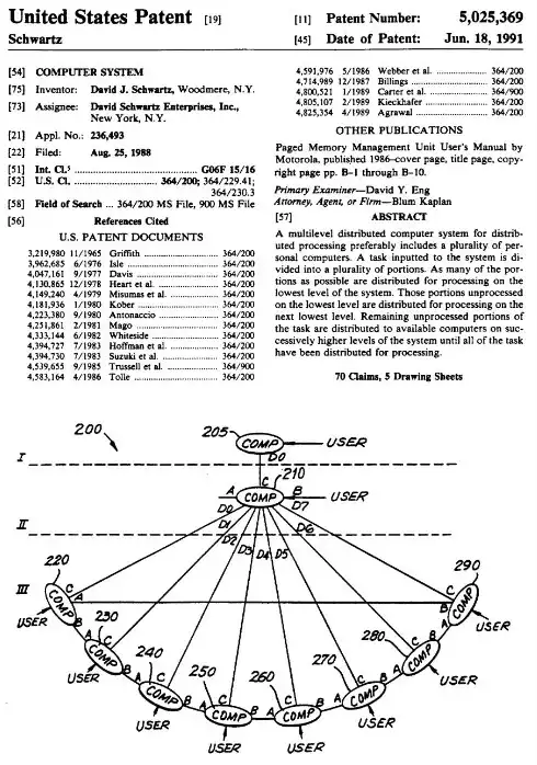 David Schwatz U.S. patent